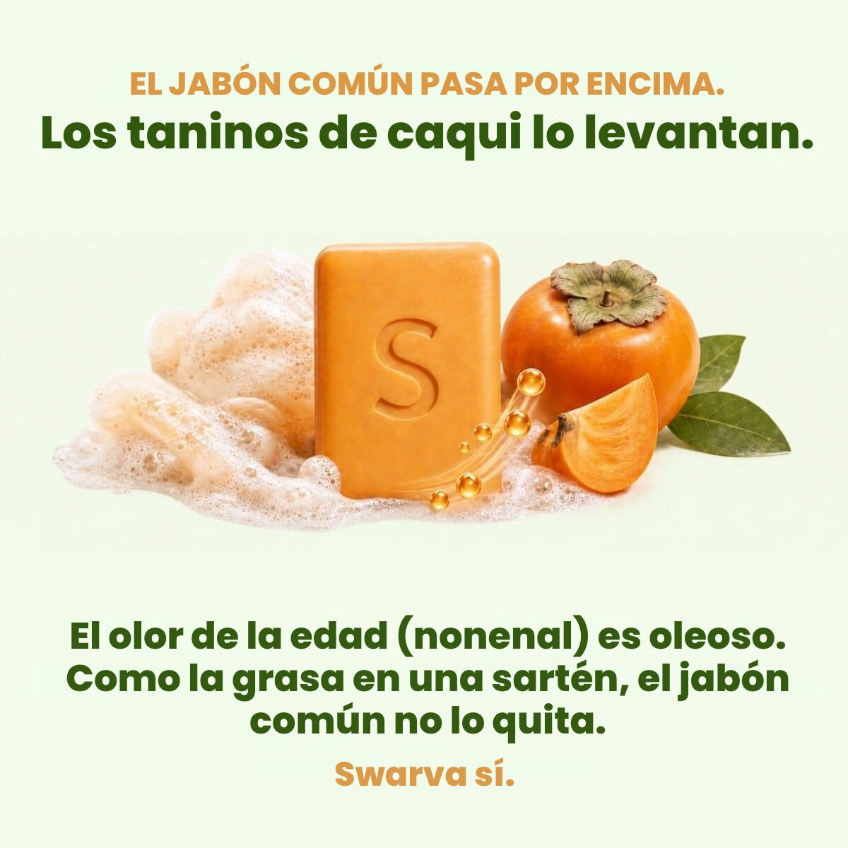 Jabón Desodorizante de Caqui